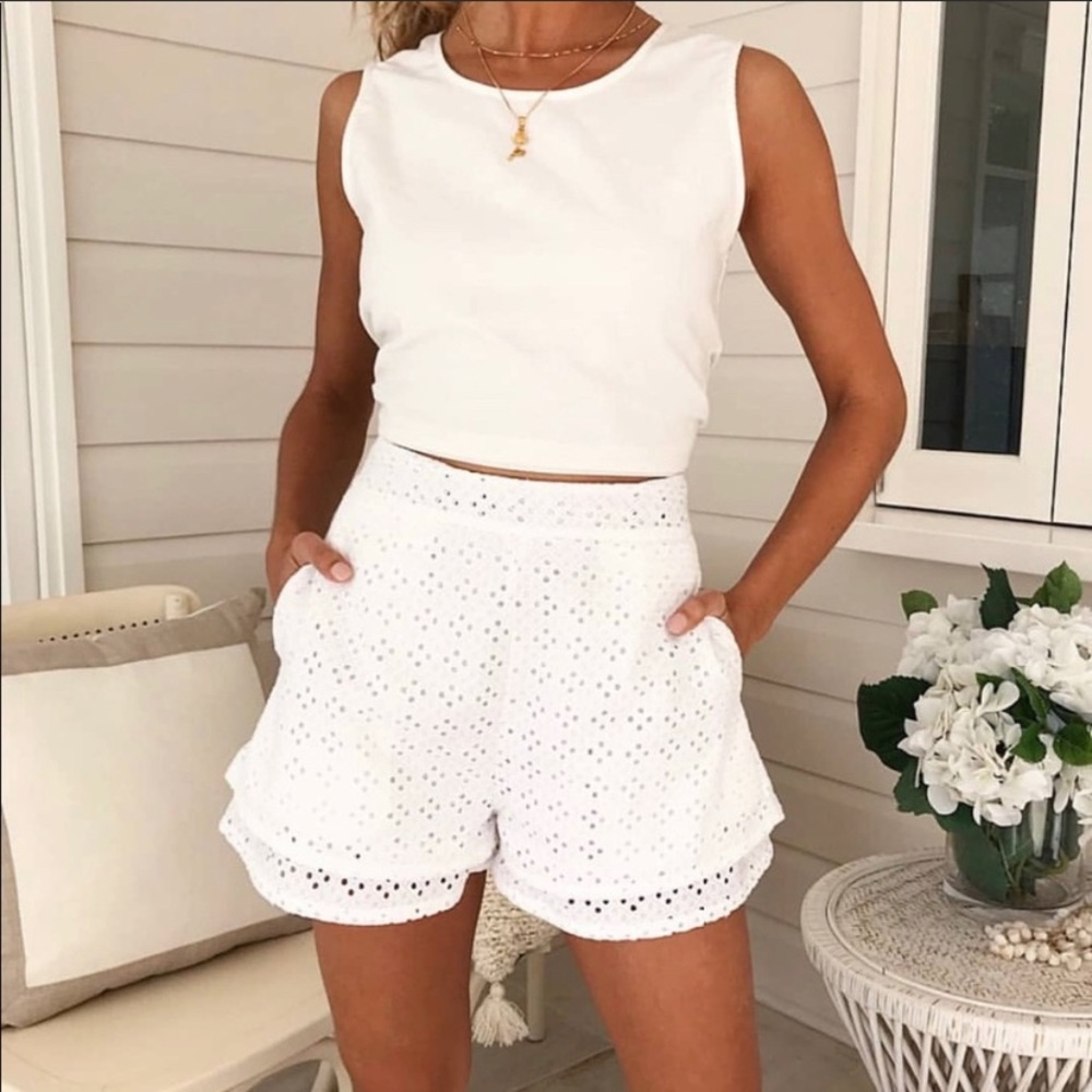 White Chic shorts!